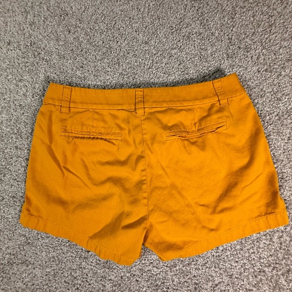 J.Crew Chino Shorts – Size 4 – Pumpkin Halloween Orange Preppy - Picture 4 of 5